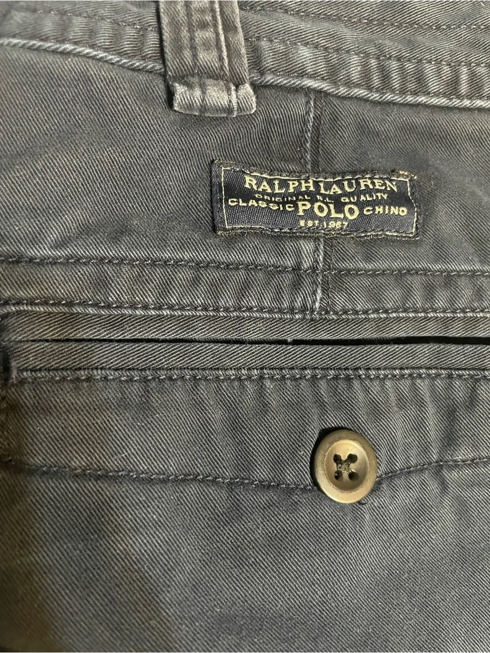 Men's Polo Ralph Lauren Geller Classic Fit Cargo Shorts Navy Blue Size 40